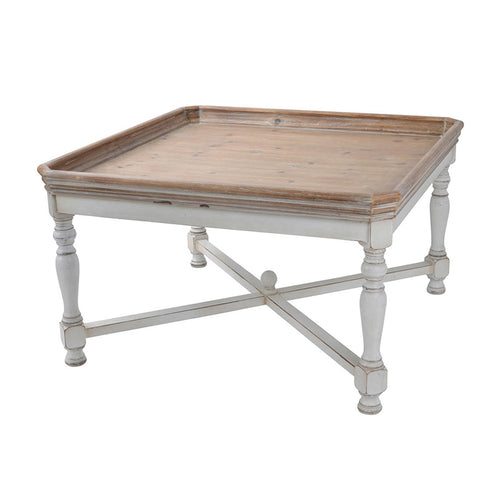 French Country Square Coffee Table 33x33x19