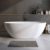 55″Solid Surface Matte Tub, Solid Surface Soaking Tub