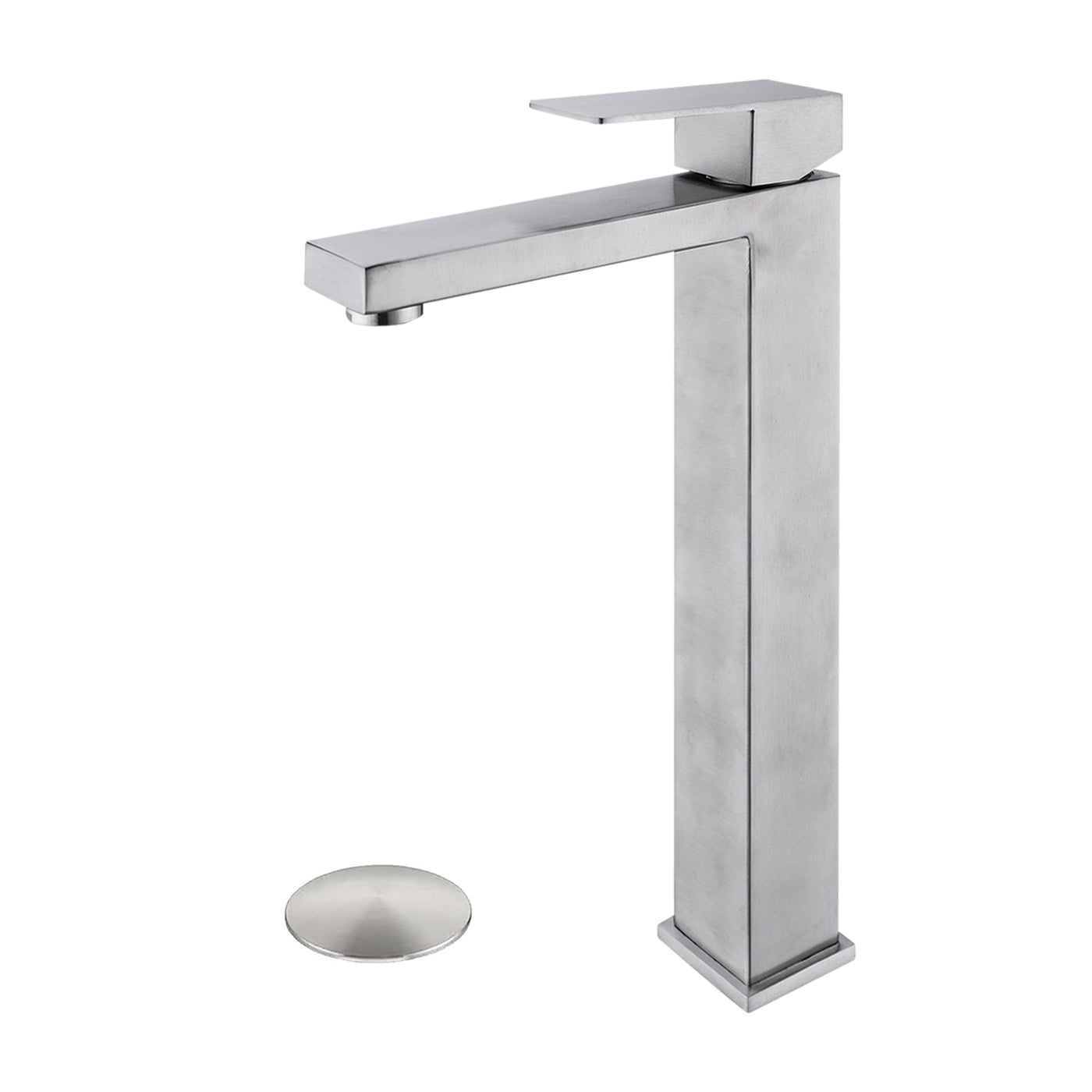 Single Handle Bathroom Sink Faucet Pop-Up Drain