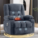 Massage Recliner Chair with Heat, Vibration, USB Port