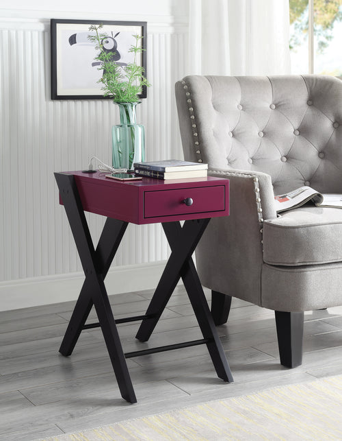 Accent Table with USB Port