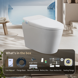Tankless Smart Toilet With Bidet Built In, One-piece Bidet Toilet Seat