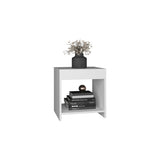 Minimalist Nightstand - Engineered Wood - Open Shelf - 16.5" High