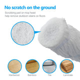Twist Mop - Self-Bending Handle - Microfiber - Wet & Dry - 57.5"