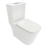 Modern Ceramic Dual Flush Soft Close Toilet White