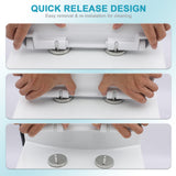 Elongated Toilet, 1.28 GPF, ADA Chair Height, 12" Rough-In, High Efficiency