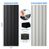 Metal Roof Panel Length 72.8IN Galvanized Roof Panels 20 PCS Waterproof Heavy
