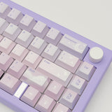 Aesthetic Sky Design Keycaps and Mechanical Keyboard