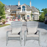 Grey Cushion Patio Chair