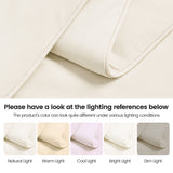 Cooling Comforter 90x90", Nylon-Spandex Wave Quilted, Ivory