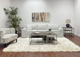 3-Piece Metal Frame Wood Coffee Table and End Tables Set