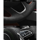 Steering Wheel Cover Alcantara Compatible With Model S & X Grip