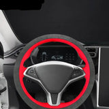 Steering Wheel Cover Alcantara Compatible With Model S & X Grip