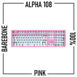 Alpha 108 - 100% Wireless Mechanical Keyboard Barebone Kit