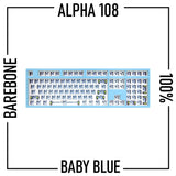 Alpha 108 - 100% Wireless Mechanical Keyboard Barebone Kit