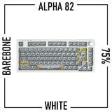 Alpha 82 - 75% Wireless Keyboard Barebone Kit with knob