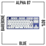 Alpha 87 - 80% TKL Wireless Mechanical Keyboard Barebone Kit