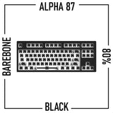 Alpha 87 - 80% TKL Wireless Mechanical Keyboard Barebone Kit