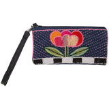 Amarasti Embroidered Wristlet