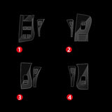 Cup Holder Film Protector Compatible With Model 3 & Y AntiBubble