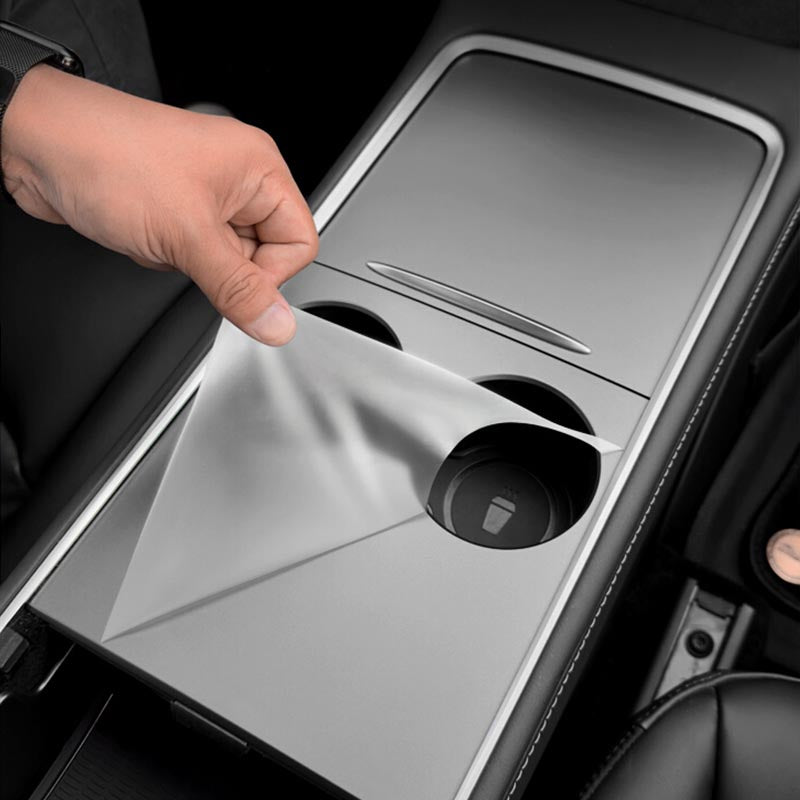 Cup Holder Film Protector Compatible With Model 3 & Y AntiBubble