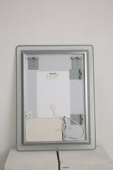24" W x 32" H Rectangular Front-Lighted and Backlit LED Bathroom Mirror