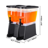 Beverage Dispenser, 3 Gallon x 2 Drink Dispensers for Parties