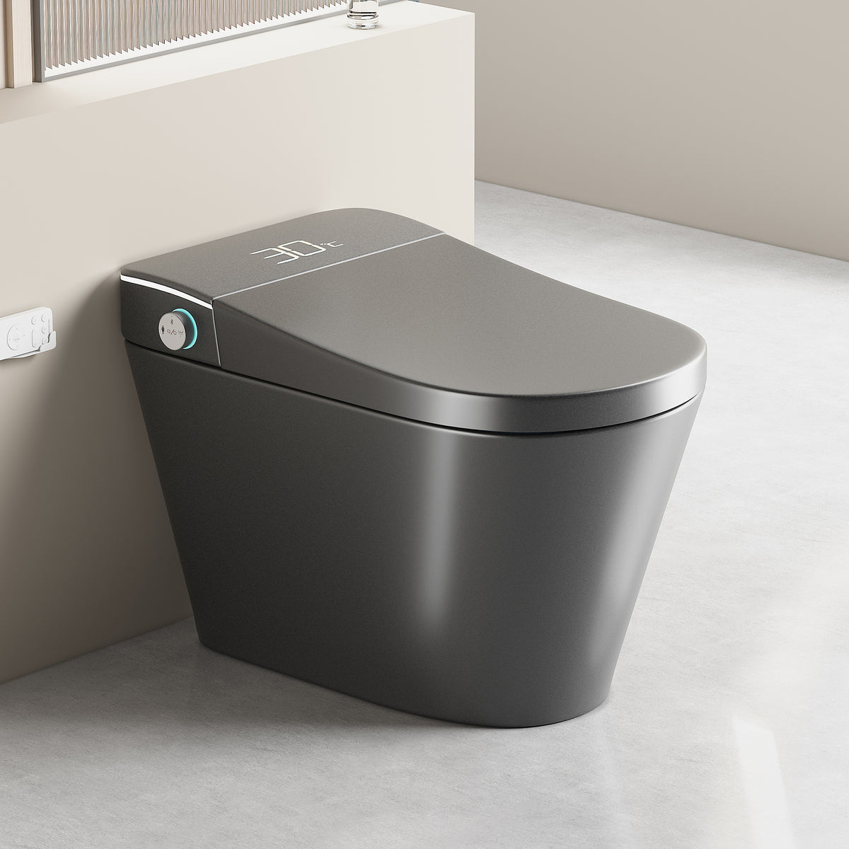 Unique Smart Toile, One Piece Toilet with Bidet Built