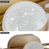 LED 3-Light Bathroom Vanity Light, Acrylic Shades, Champagne Gold
