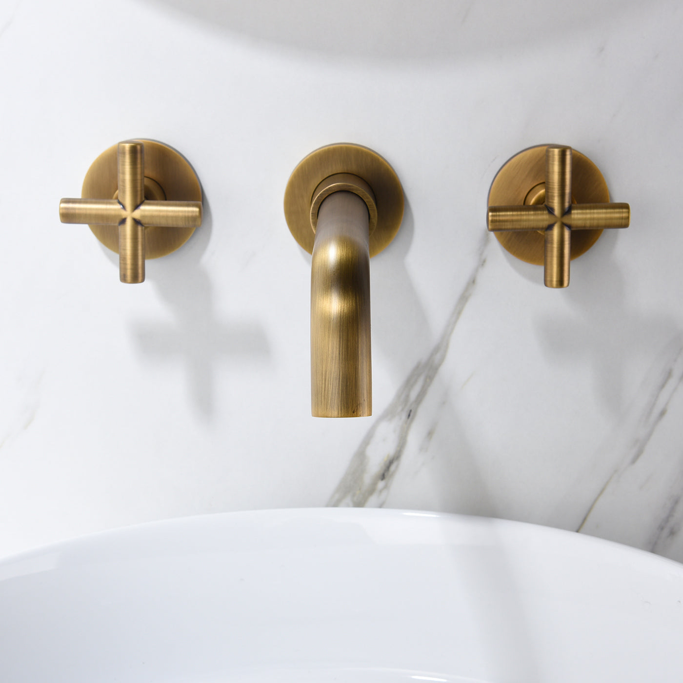 Wall Mounted Bathroom Sink Faucet