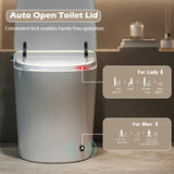 Smart Toilet with Bidet Built in, ADA One-Piece Toilet Auto Open/Close & Flush