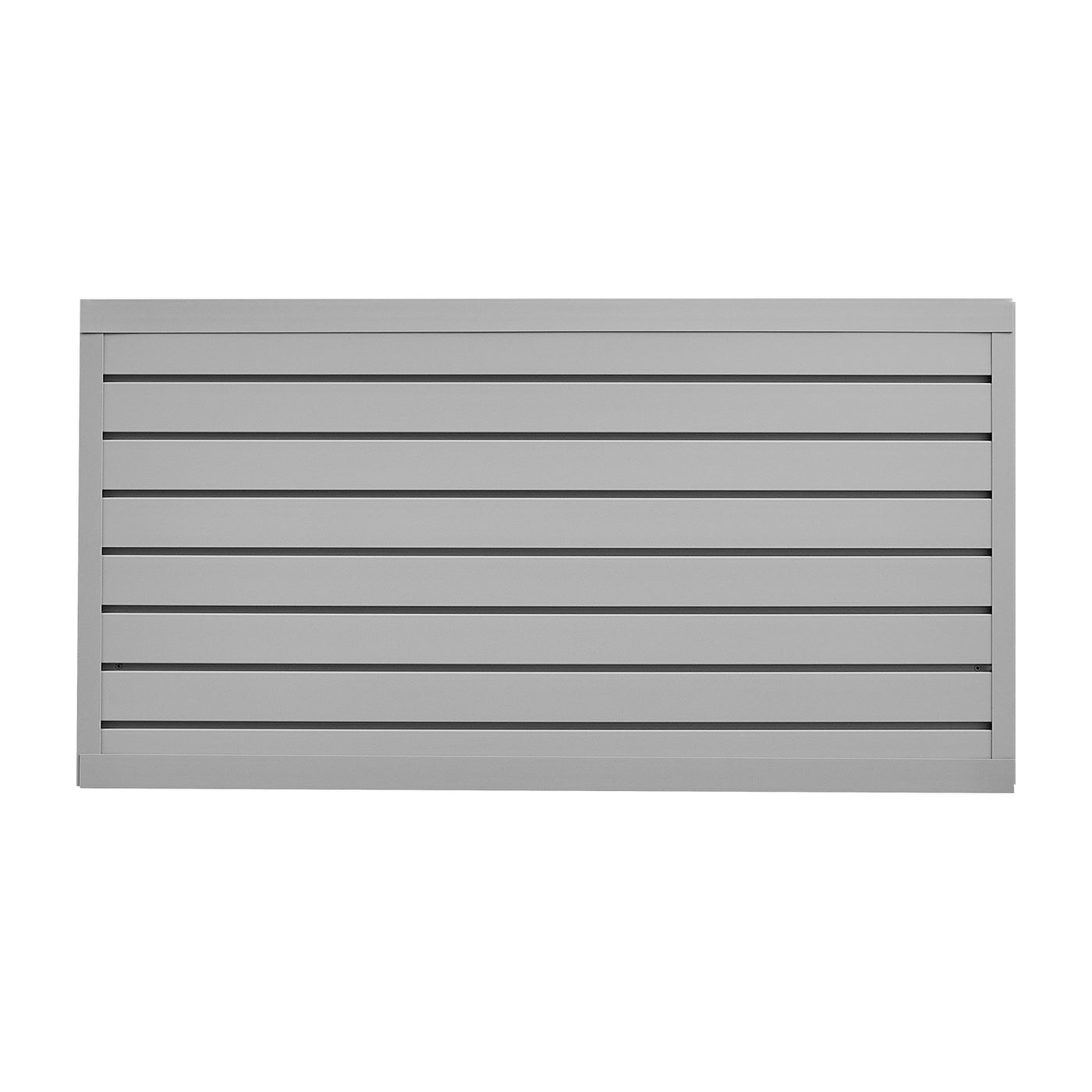 2x4 ft PVC Grey Slat Wall Paneling Garage Slatwall Modular