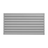 2x4 ft PVC Grey Slat Wall Paneling Garage Slatwall Modular