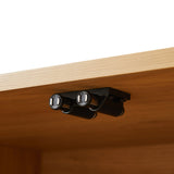 64-inch wave shaped TV stand, rounded corner sideboard, storage cabinet