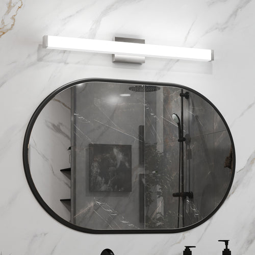 Brushed Nickel LED Bathroom Vanity Light 33" 18W Cool White