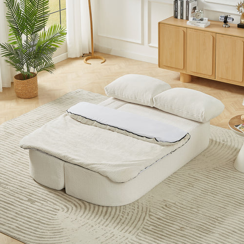 Modern Folding Futon Sofa Bed with Foam Compression