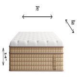 14' King Hybrid Mattress Innerspring Gel Memory Foam