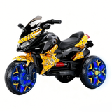 Kids Motorcycle Ride-On Motorcycle 3-Wheels Battery Powered Motorbike  Rechargea