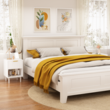 Engineered Wood Nightstand White