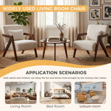 Chenille Accent Chair Beige