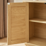 64-inch wave shaped TV stand, rounded corner sideboard, storage cabinet