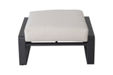Aluminum Ottoman Beige/Brown