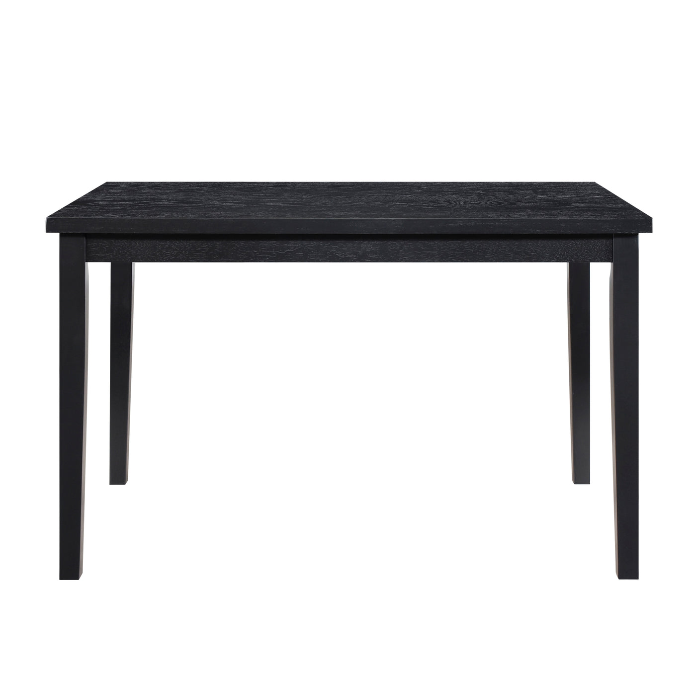Black Modern Wooden Dining Table Casual Style