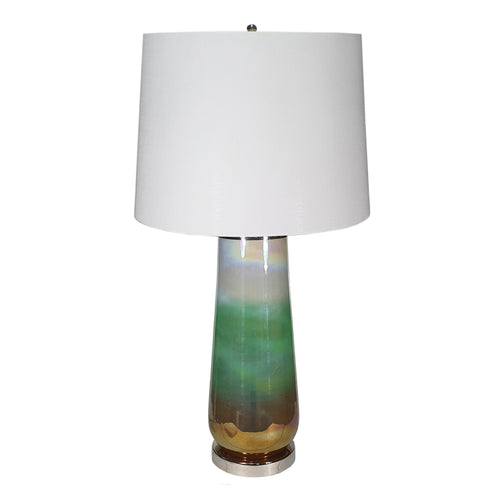 D16 x 30" Glass Table Lamp