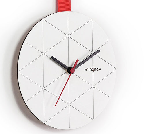Minuet Red Wall Clock