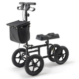 Folding Knee Scooter Walker 350LBS Adjustable Handlebar