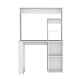Computer Desk with Hutch and Shelves - 38.8"W Work Surface