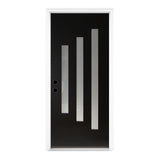 36 x 80 Inch FRP Door with Frosted Glass and Low-E Glass
