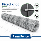 Farm Livestock Fence, 5.9*328FT Galvanised Iron Wire Farm Fence Cattle Fence