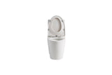 1.1/1.6 GPF Siphonic Flush One-Piece Toilet for bathrooms, Siphonic S-trap 12"